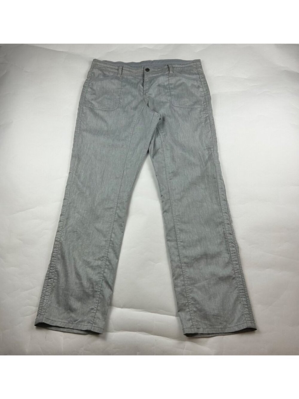 Kuhl Light Gray Lightweight Summer Blend Slim Leg Pant 16R